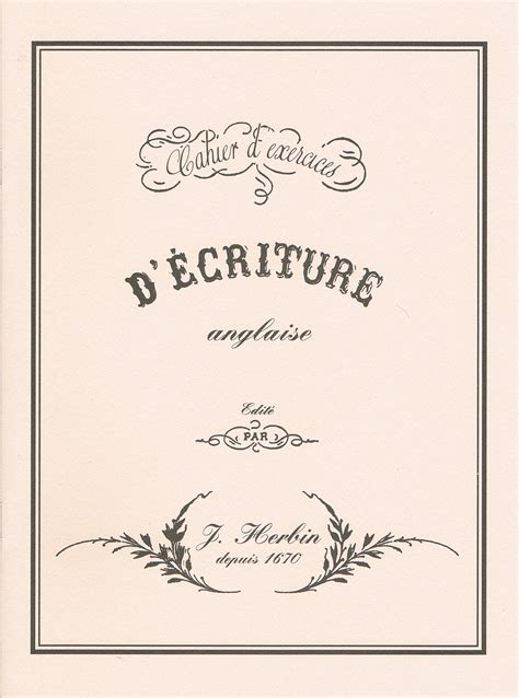 Cahiers Décolier Decriture Rétro Bons Points Carnets De Notes Hiéroglyphes