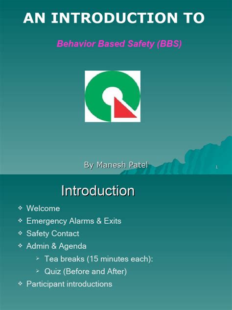 Behavior Based Safety Download Free Pdf Safety Occupational Hygiene