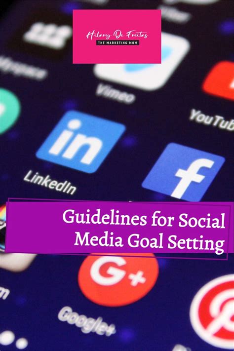 Guidelines For Social Media Goal Setting The Network