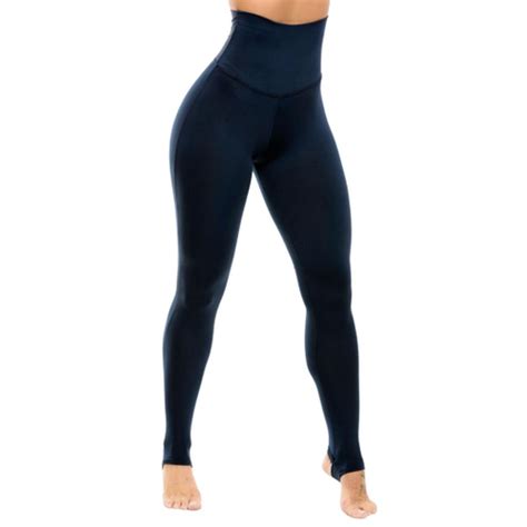 Legging Modeladora Cintura Super Alta Calça Pezinho Em Suplex