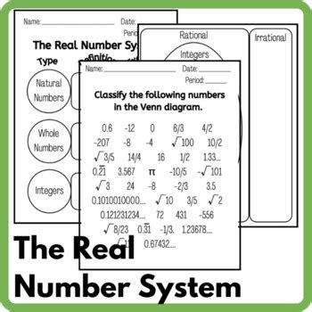 Results For Classify Real Numbers TPT