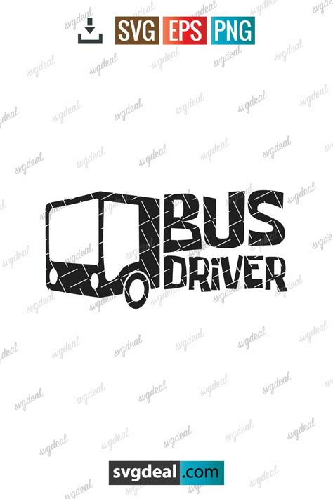 Free Bus Driver Svg - SVGDeal.com