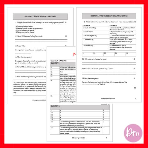 Grade Life Skills Psw Term Test Teacha