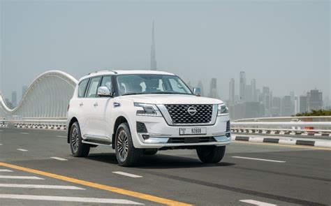 Rent A Nissan Patrol Platinum V White Id In Dubai