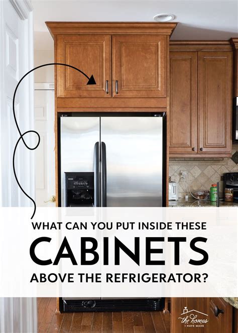 How To Organize Cabinets Above The Refrigerator Artofit