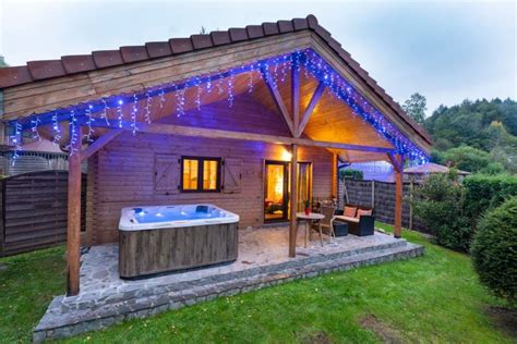 Chalets Jacuzzi Privatifs Vosges Hotel Spa Le Domaine Du Haut Jardin