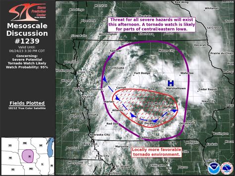 NWS Storm Prediction Center On Twitter 1 29pm CDT SPC MD 1239