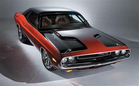 HD wallpaper: black and red muscle car, Dodge Challenger 1970, Dodge ...