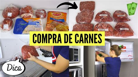 COMPRA DE CARNES PARA O MÊS ORGANIZAÇÃO EM PORÇÕES VALORES YouTube