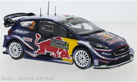 Modellautos Ford Fiesta 1 24 IXO WRC No 2 MS Sport Red Bull Rallye