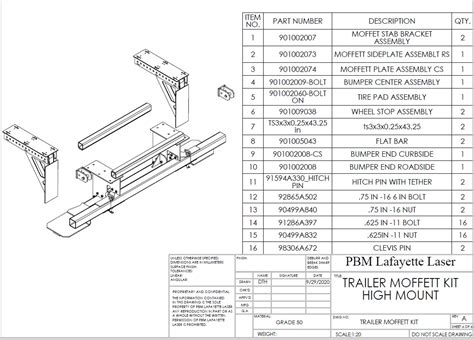 Trailer Forklift Mount Kit For Moffett Forklifts Pbm Forklift Mount Systems