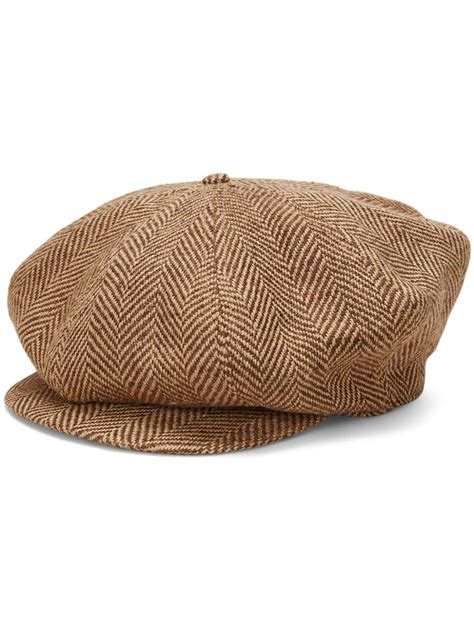 Polo Ralph Lauren The Morehouse Collection Newsboy Cap Neutrals