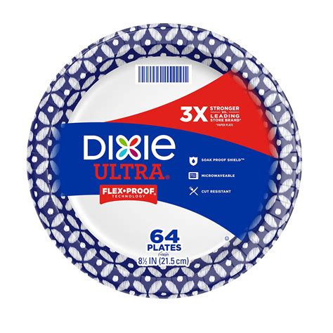 Dixie Ultra Disposable Paper Plates Inch Lunch Or Light Dinner