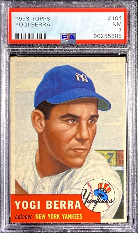 Yogi Berra Topps Base Psa Price Guide Sports Card Investor