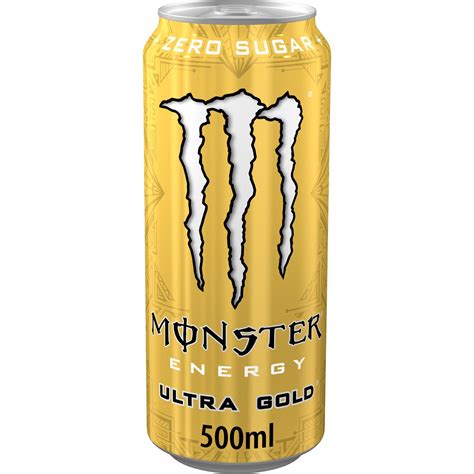 Boisson énergisante sans sucres Ultra Gold MONSTER ENERGY la canette