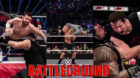 Wwe 2k16 Battleground 2016 Prediction Highlights Full Show Youtube