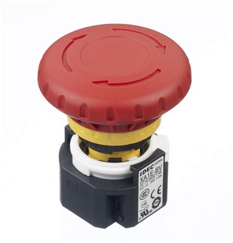 Xa1e Bv413r Idec Idec Xa Series Twist Release Emergency Stop Push