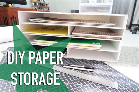 Diy Paper Storage And Announcement Paper Storage Desk Organization Diy