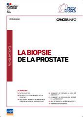 La Biopsie De La Prostate Sant Fr