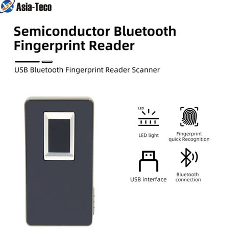 Bluetooth Usb Fingerprint Reader Semiconductor Scanner Biometric