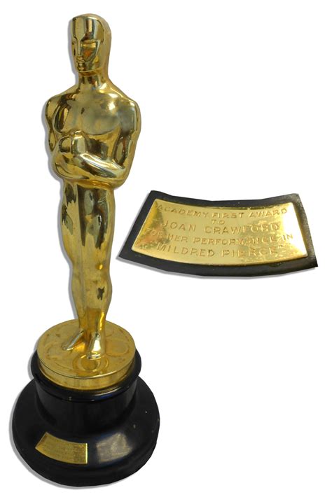 Lot Detail - Joan Crawford's Best Actress Academy Award Oscar For