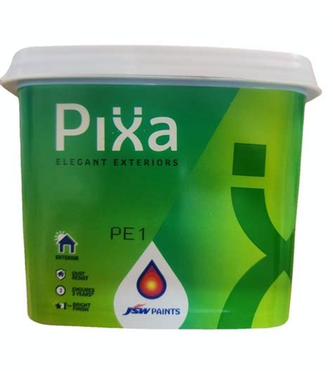 JSW Pixa Elegant Exterior Paint Packaging Size 1 L At Rs 290 Bucket