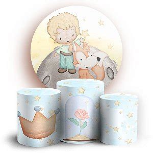 KIT Redondo E Trio Pequeno Principe Sublimado 3D Sublistamps