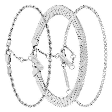 Bracelets Timeless Accent En Acier Cm Calvin Klein Ocarat