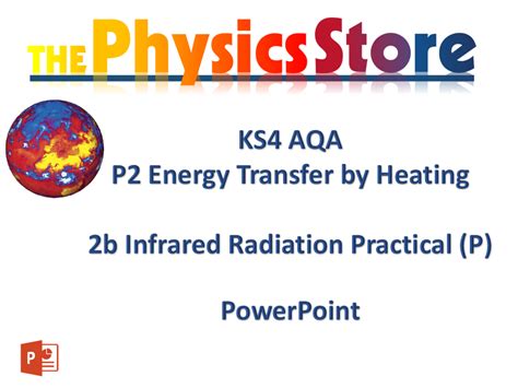 KS4 GCSE Physics AQA P2 2b Infrared Radiation Practical P Teaching