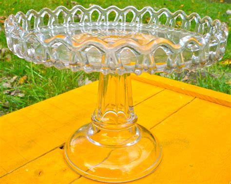 Cake Plate Footed Cake Stand Cupcake Pedestal Plate Bakery