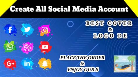 Perfectly Create All Your Social Media Account Setup By Eshanplayz Fiverr