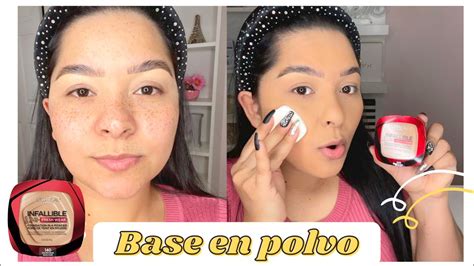 Reseña del Polvo Loreal Infallible viral en TiKtok Polvo Waterproof