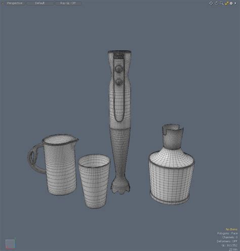 3d model hand blender