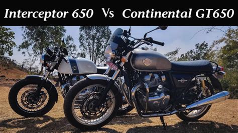 Royal Enfield Interceptor 650 Vs Continental Gt 650 Comparo Youtube