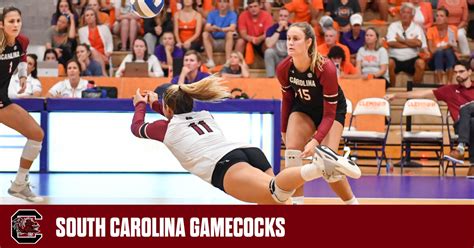 Volleyball Loses at Clemson in Five Sets – University of South Carolina ...