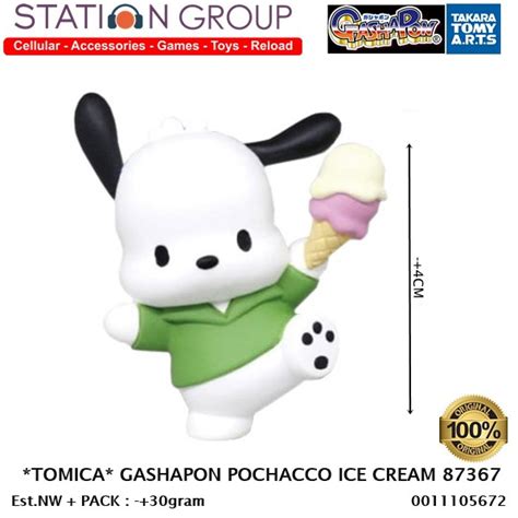 Jual Tomica Gashapon Pochacco Ice Cream Action Figure Takara