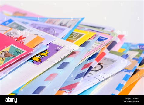 Stack Of Letters Stock Photo Alamy