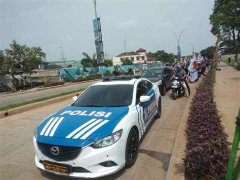 Kirab Pemilu Tahun Di Wilayah Pondok Aren Polres Tangsel