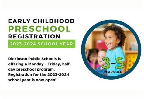 Registration for the 2023-2024 Early Childhood Preschool (ECP) Program ...