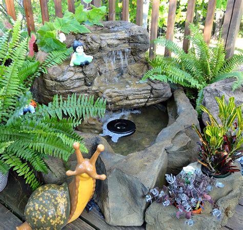 Small Patio Pond Backyard Waterfall Kits & Water Features