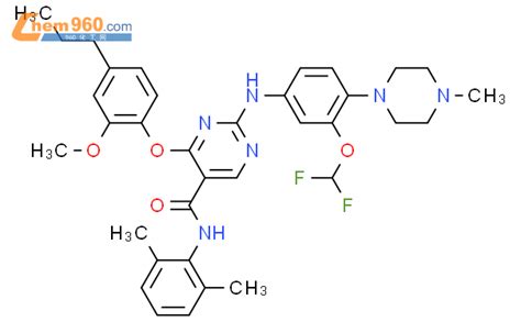 Pyrimidinecarboxamide Difluoromethoxy Methyl