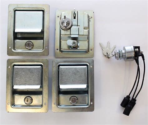 Dual Humvee Security Kit Unpainted Inside Outside Locking Key Start Switch Ebay