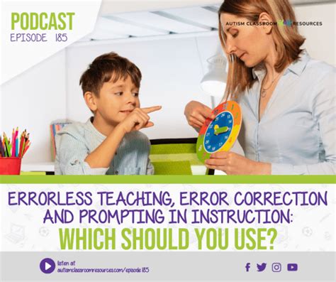 Errorless Teaching Error Correction And Prompting Ep 185