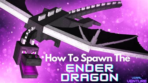 How To Spawn An Ender Dragon In Minecraft Youtube