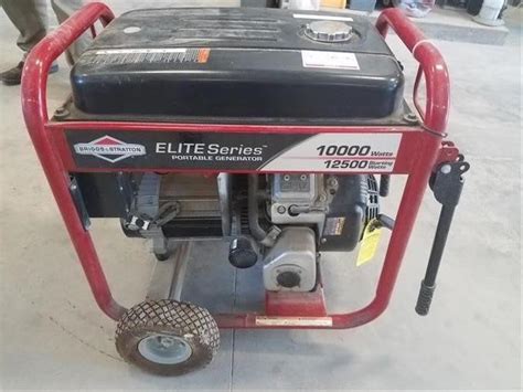 Briggs Stratton Elite Series Watt Portable Generator Bigiron