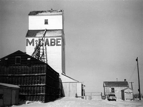 Historic Sites Of Manitoba Mccabe Grain Elevator Orthez Municipality