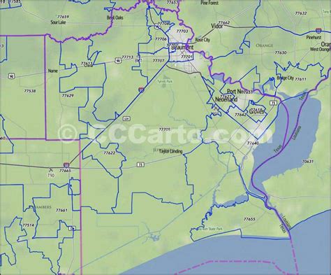 Beaumont Tx Zip Code Map - Polly Camellia