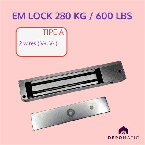 Jual Akses Electromagnetic Em Magnetic Door Lock Mlock Lbs Kg