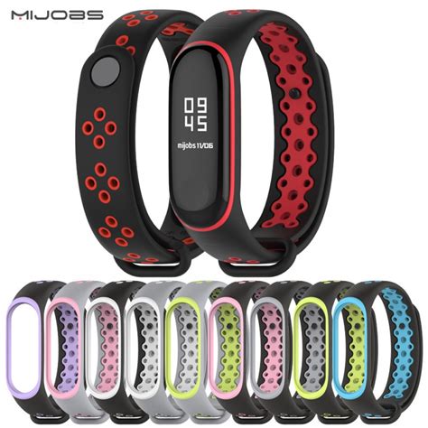 Original MIJOBS Xiaomi Mi Band 3 Mi Band 4 Sport Edition Wrist Strap