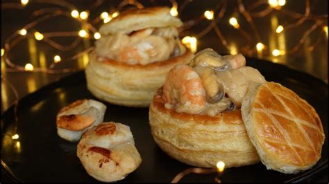 Seafood Bouch Es La Reine Vol Au Vent Bechamel Sauce French